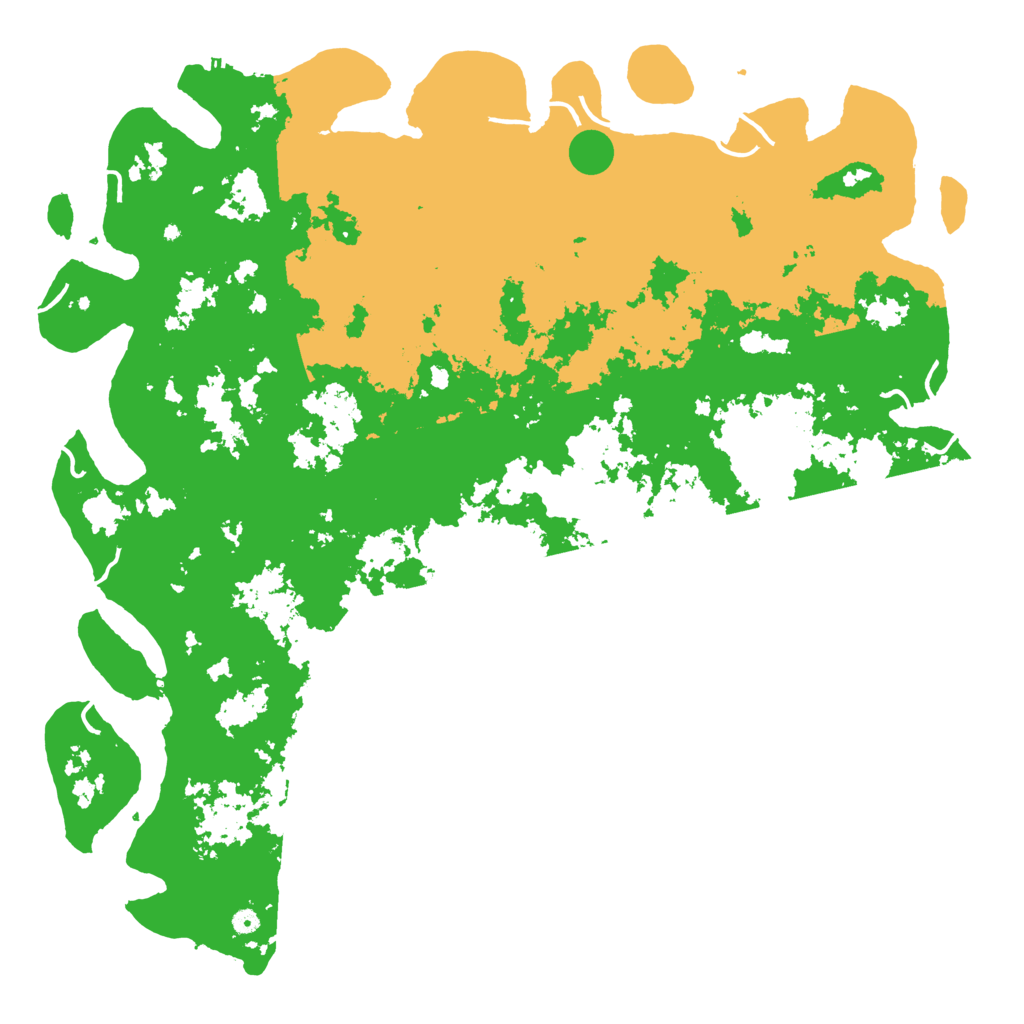 Biome Rust Map: Procedural Map, Size: 6000, Seed: 8517