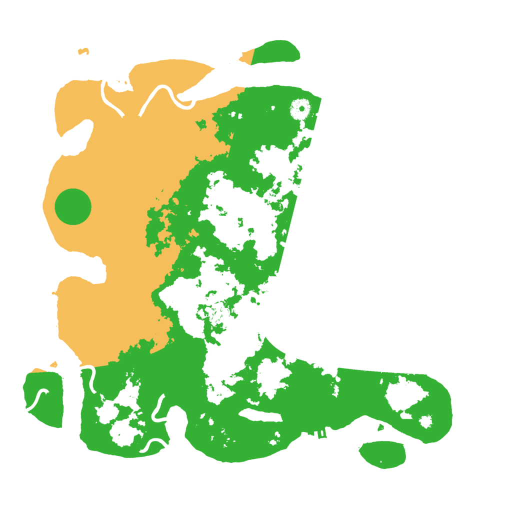 Biome Rust Map: Procedural Map, Size: 3700, Seed: 336520444