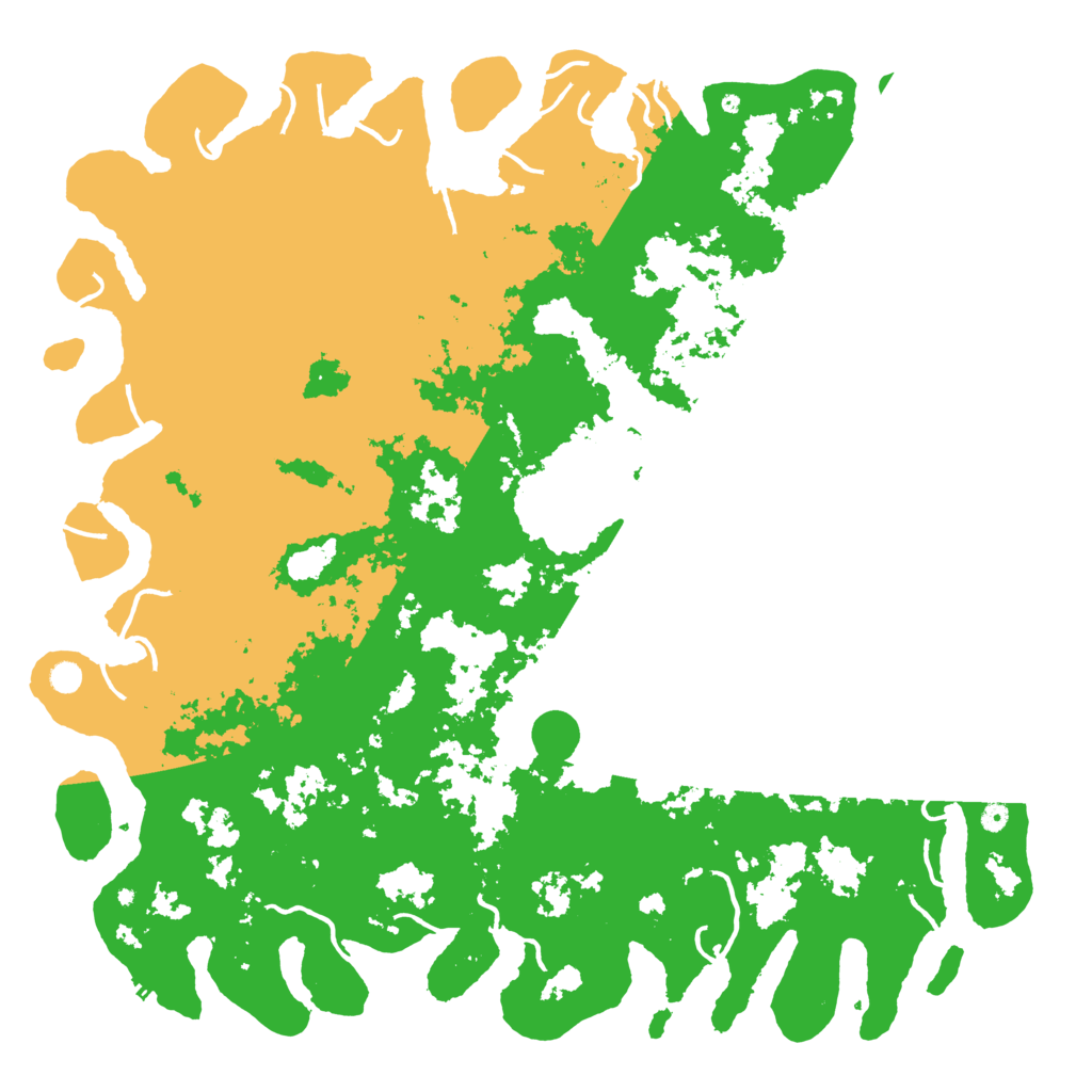Biome Rust Map: Procedural Map, Size: 6000, Seed: 54346434