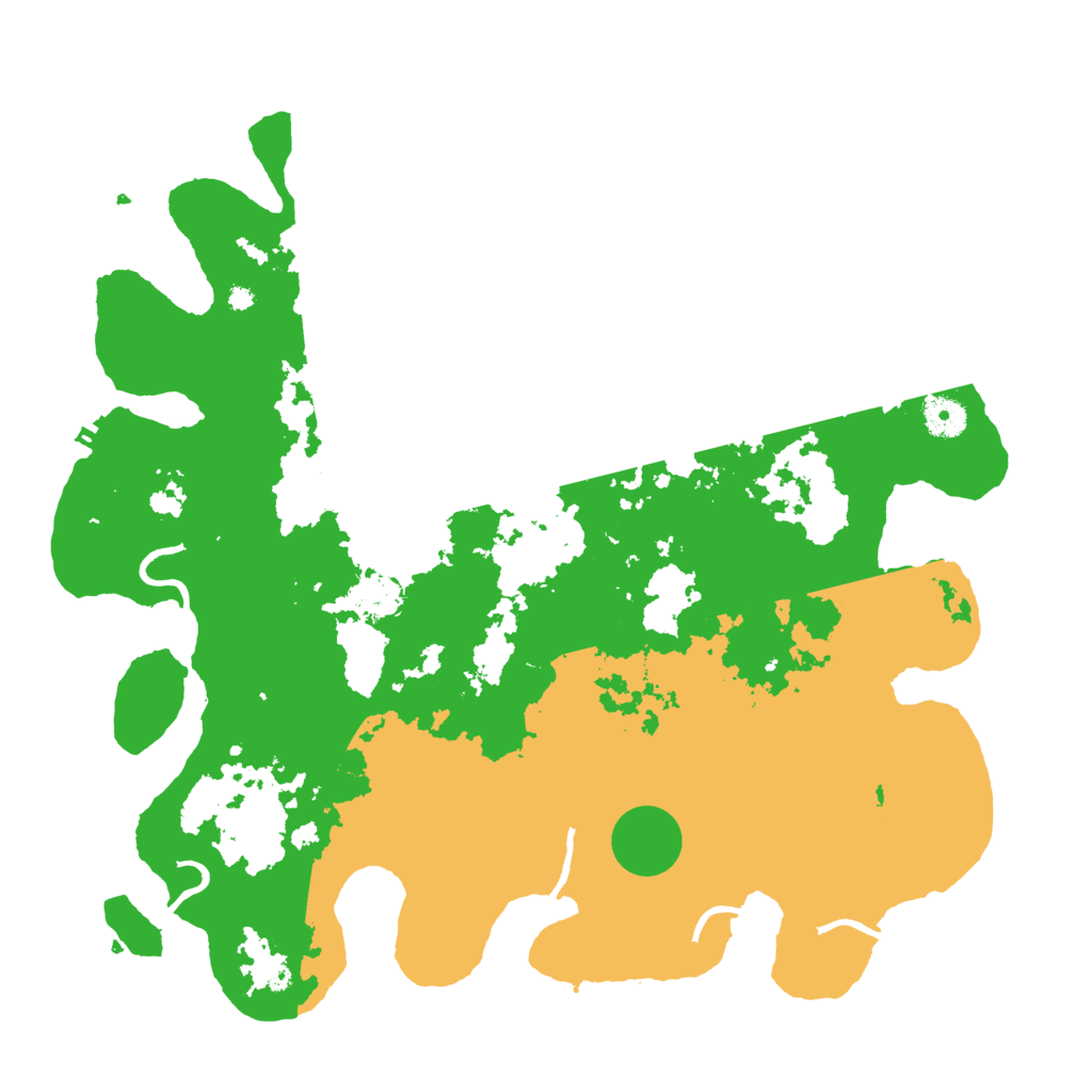 Biome Rust Map: Procedural Map, Size: 4090, Seed: 1