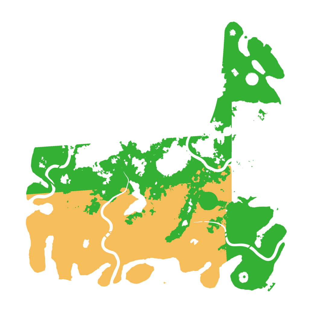 Biome Rust Map: Procedural Map, Size: 4500, Seed: 1489737892