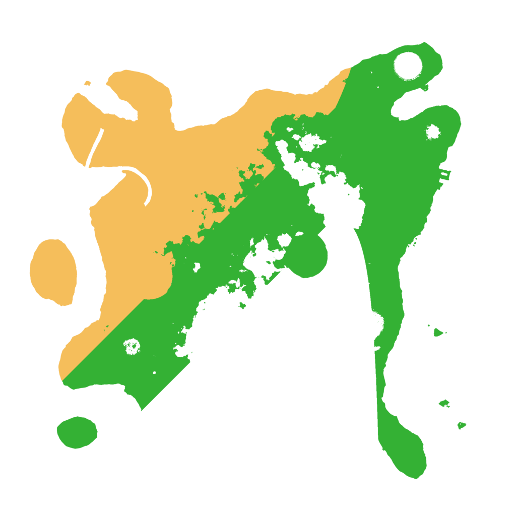 Biome Rust Map: Procedural Map, Size: 3250, Seed: 1979837940