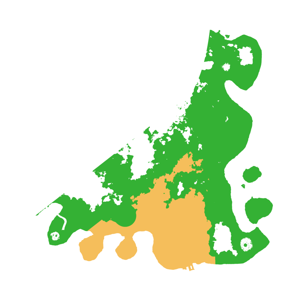 Biome Rust Map: Procedural Map, Size: 3500, Seed: 289237769