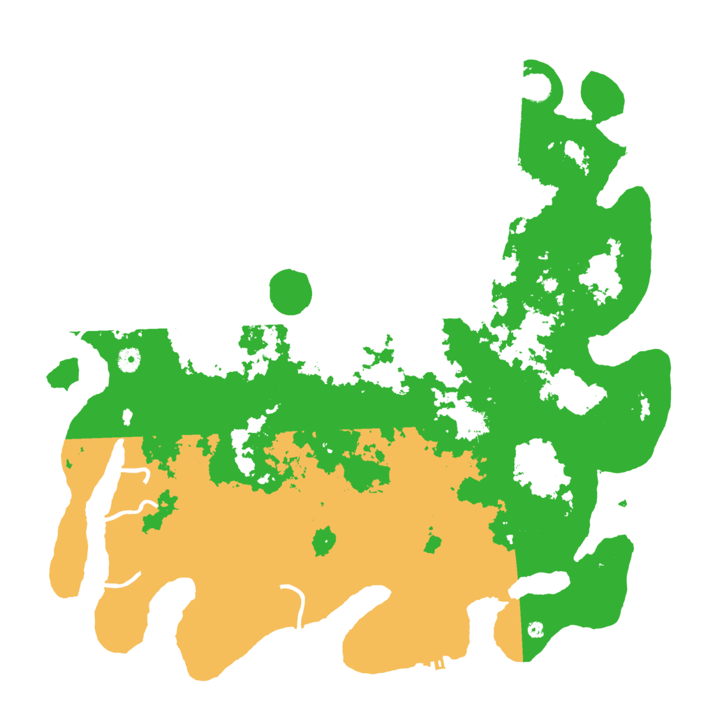 Biome Rust Map: Procedural Map, Size: 4500, Seed: 4215435