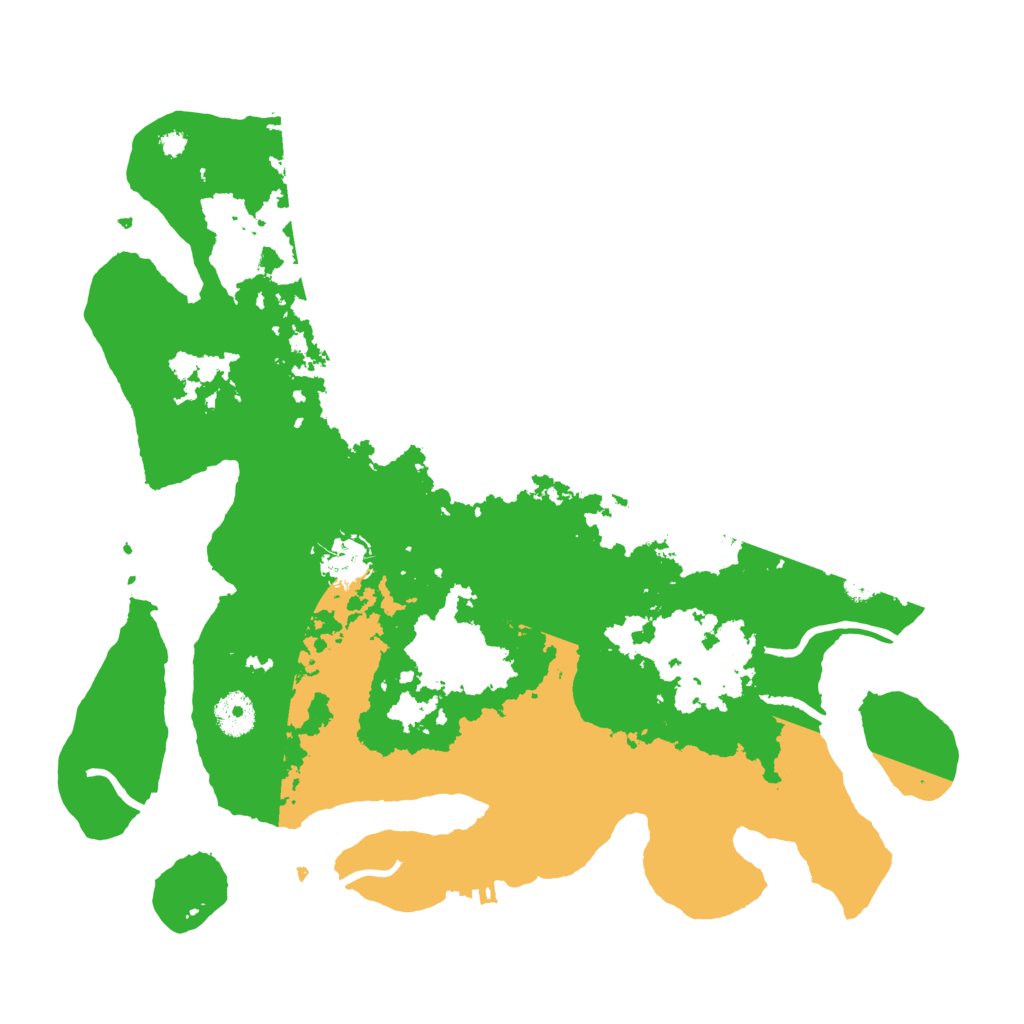 Biome Rust Map: Procedural Map, Size: 3700, Seed: 11072020