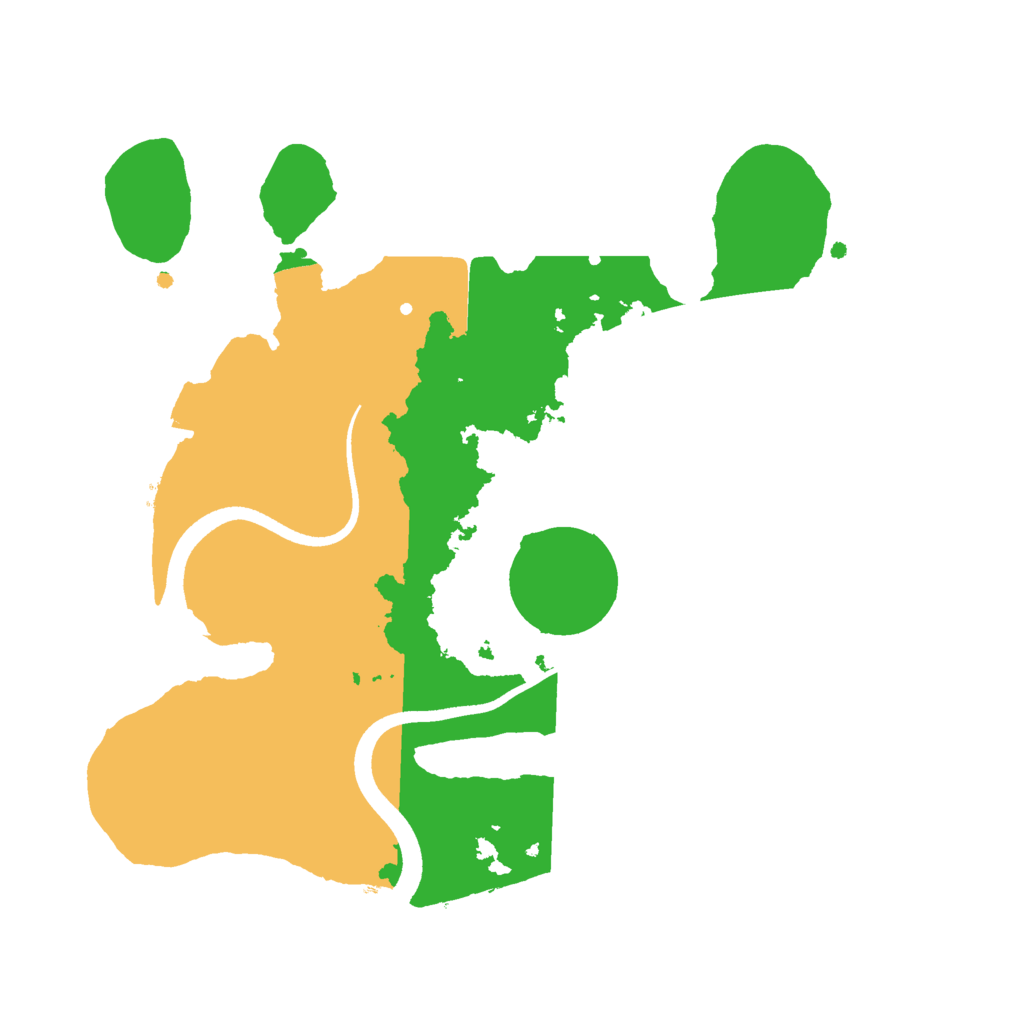 Biome Rust Map: Procedural Map, Size: 2500, Seed: 19696059