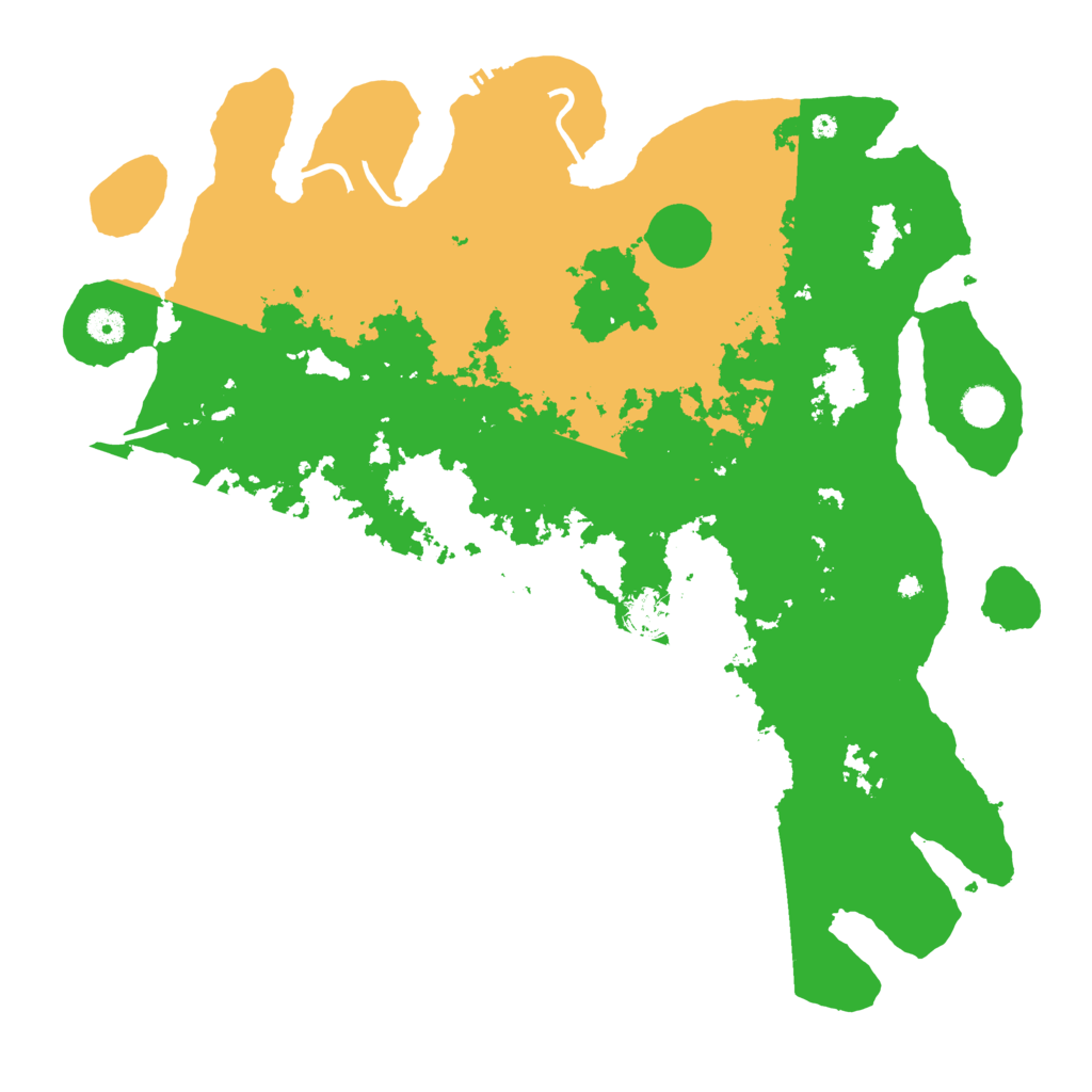 Biome Rust Map: Procedural Map, Size: 4500, Seed: 3215435