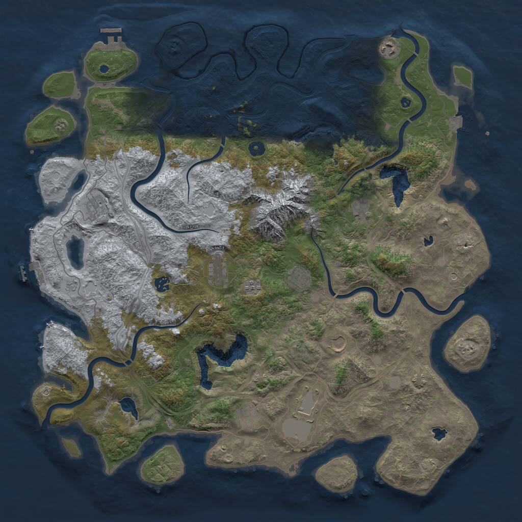 Rust Map: Procedural Map, Size: 5000, Seed: 1771593717, 16 Monuments
