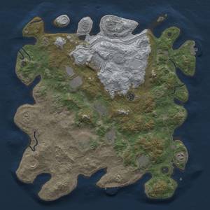 Thumbnail Rust Map: Procedural Map, Size: 4250, Seed: 744524186, 20 Monuments