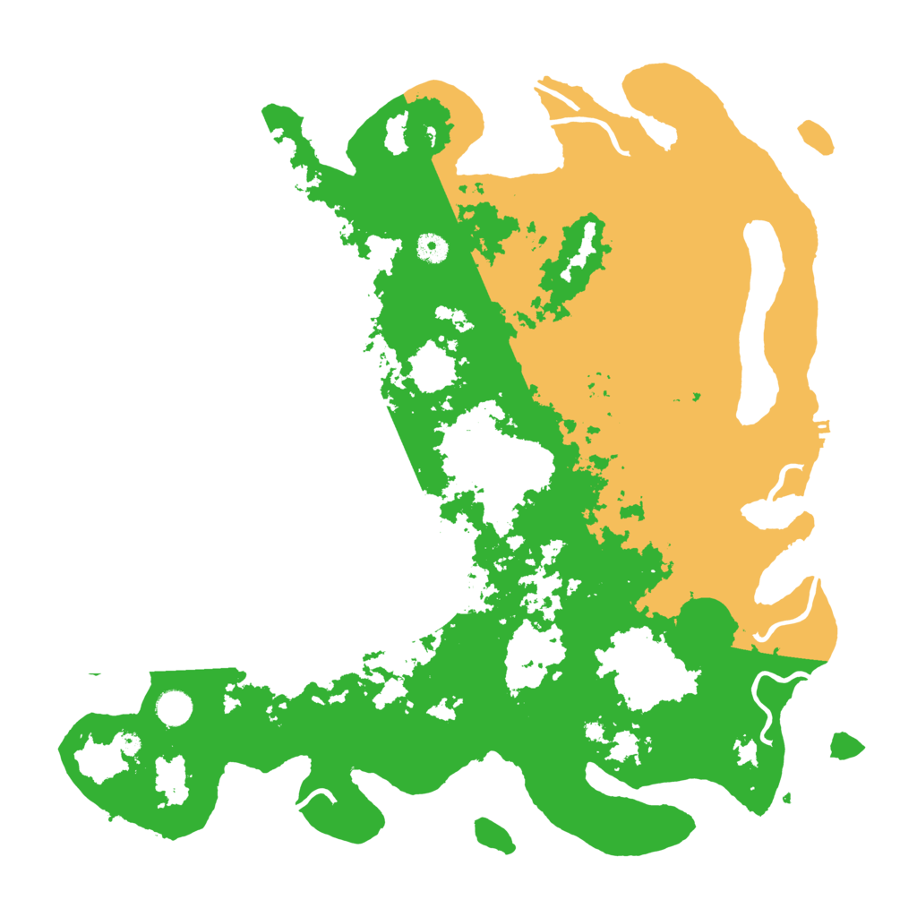 Biome Rust Map: Procedural Map, Size: 4500, Seed: 2141396711