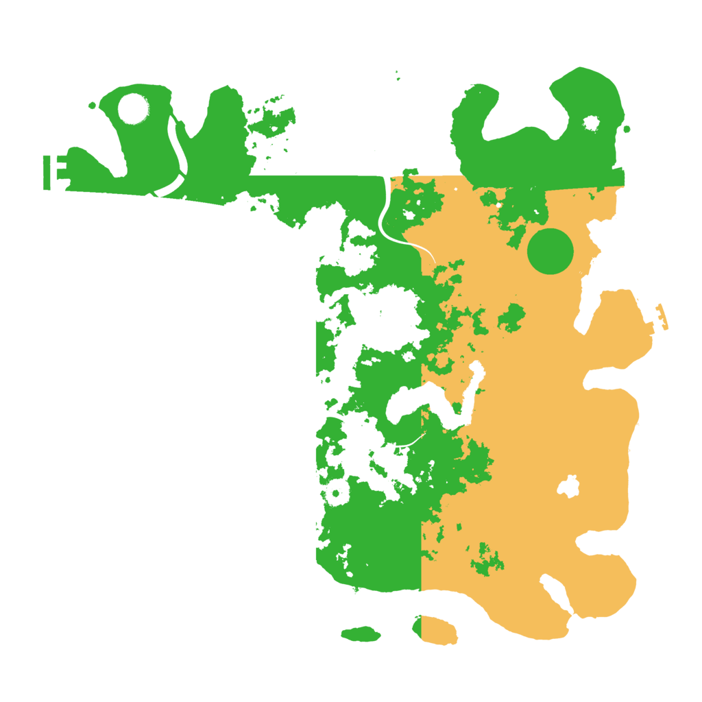 Biome Rust Map: Procedural Map, Size: 4000, Seed: 42976