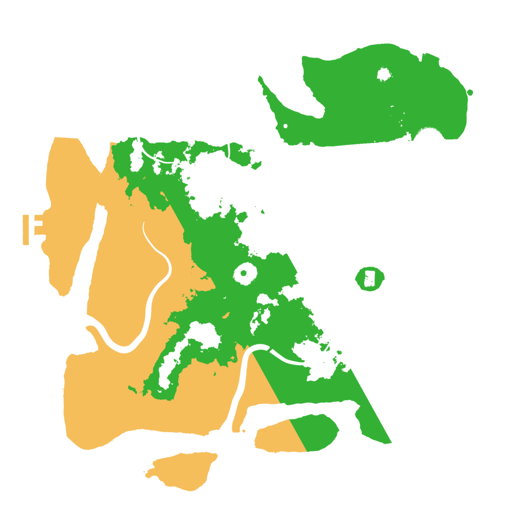 Biome Rust Map: Procedural Map, Size: 3500, Seed: 84009030