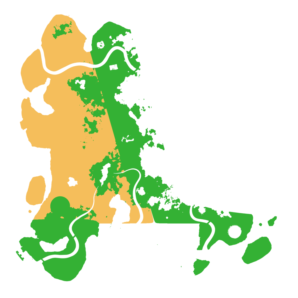 Biome Rust Map: Procedural Map, Size: 4000, Seed: 121645021