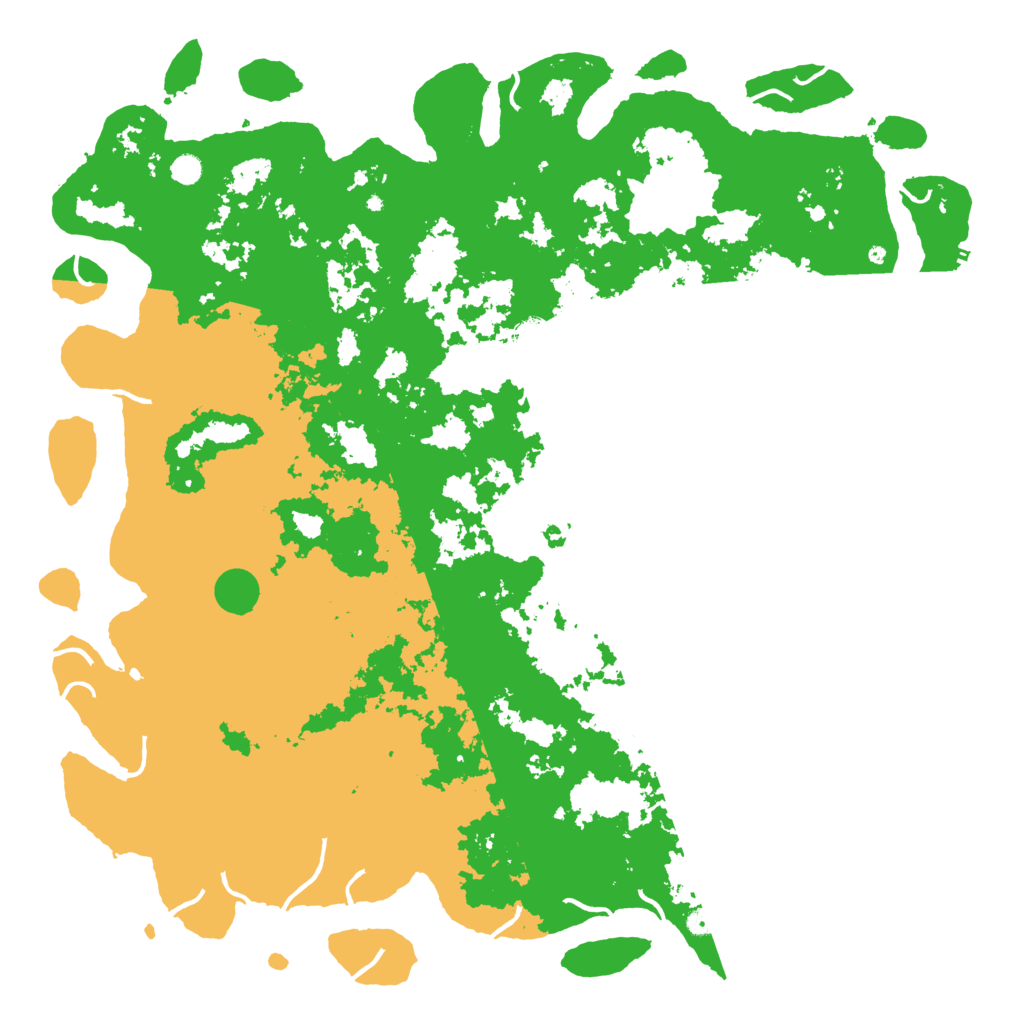 Biome Rust Map: Procedural Map, Size: 6000, Seed: 341372588