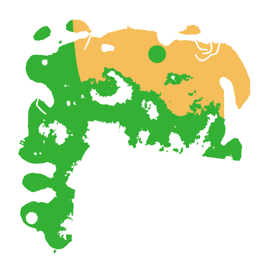 Biome Rust Map: Procedural Map, Size: 4000, Seed: 45121