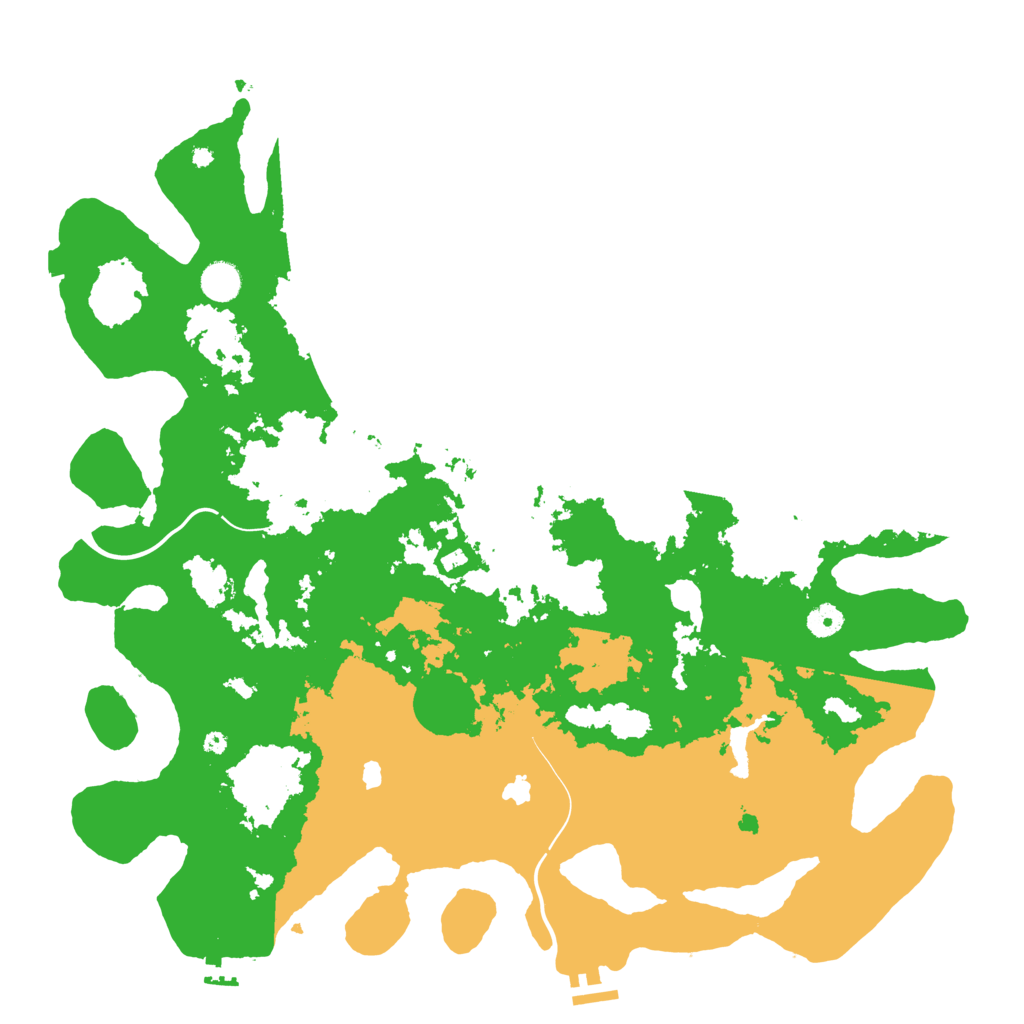 Biome Rust Map: Procedural Map, Size: 4500, Seed: 164359261