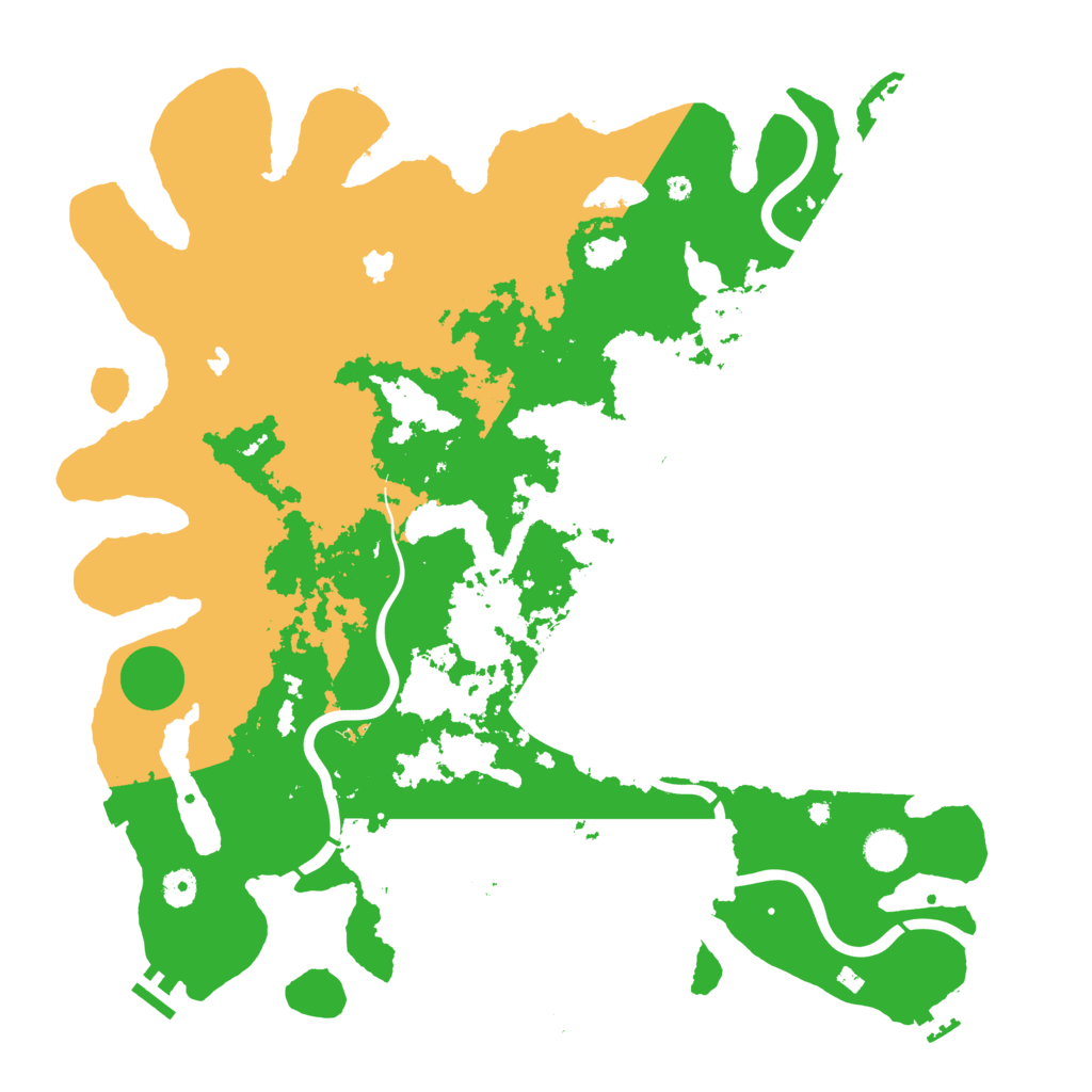 Biome Rust Map: Procedural Map, Size: 4500, Seed: 494476194