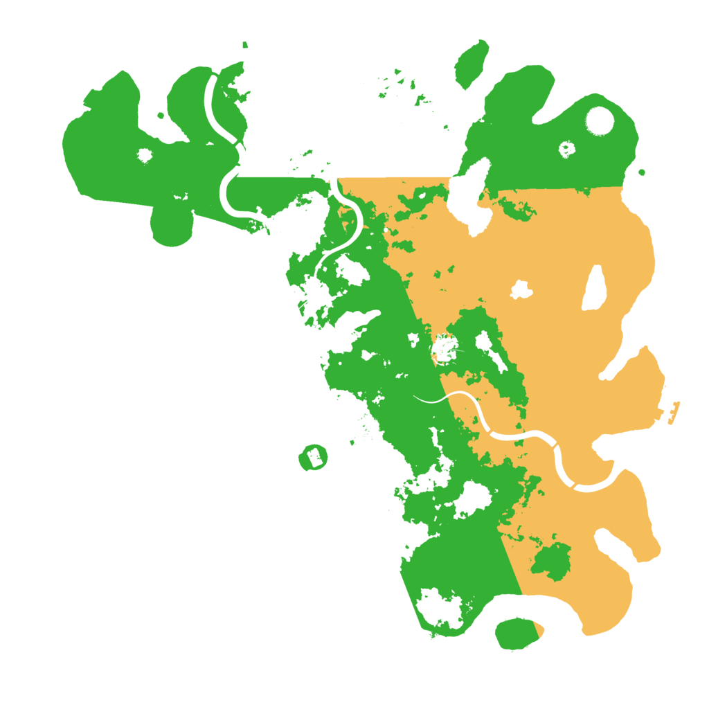 Biome Rust Map: Procedural Map, Size: 4400, Seed: 60000