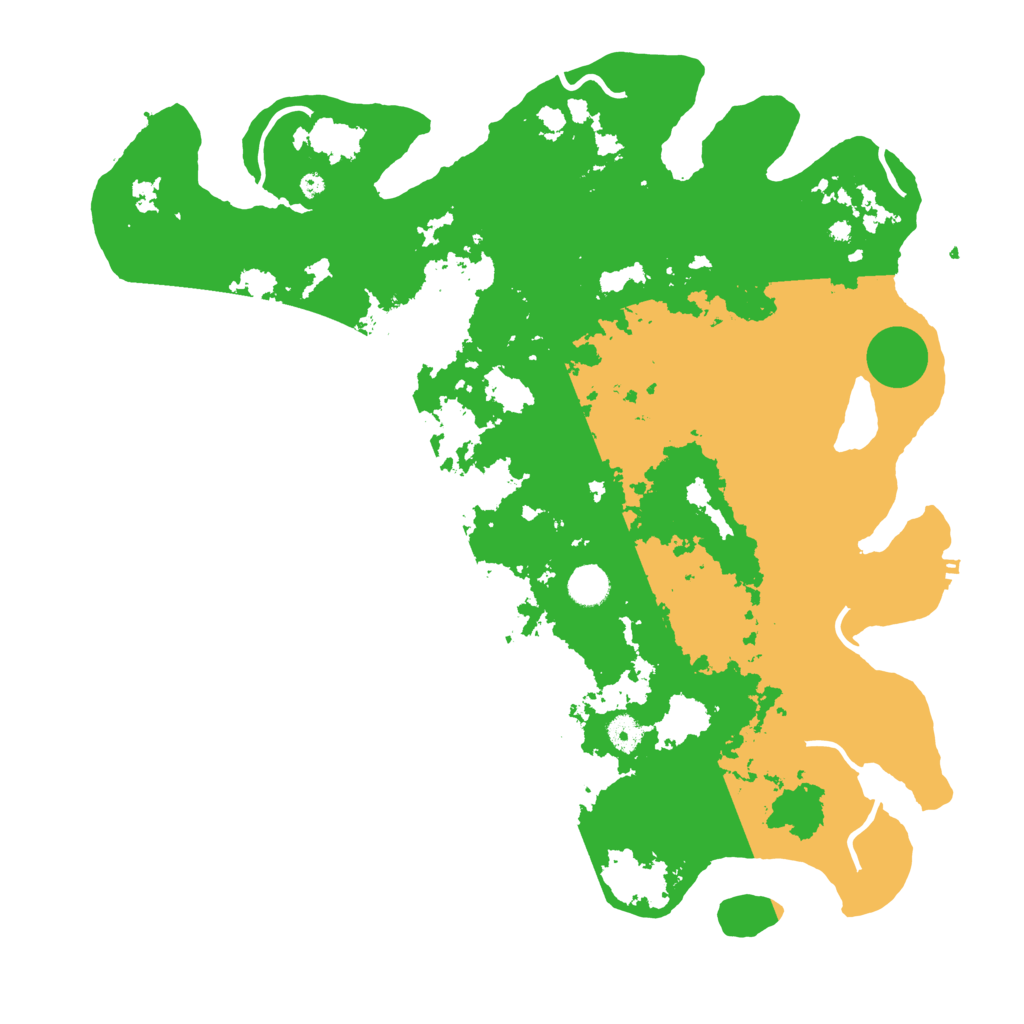 Biome Rust Map: Procedural Map, Size: 4400, Seed: 60000