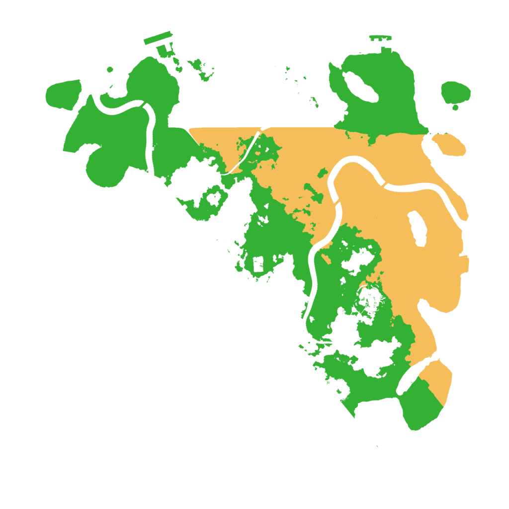 Biome Rust Map: Procedural Map, Size: 3500, Seed: 1286989051