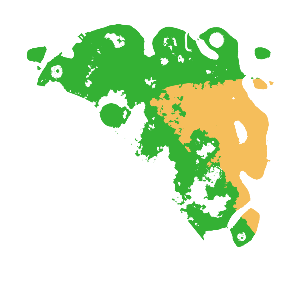 Biome Rust Map: Procedural Map, Size: 3500, Seed: 1286989051