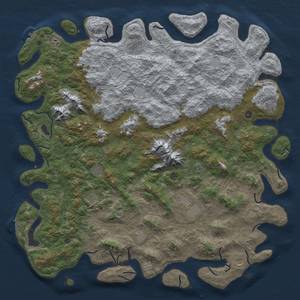 Thumbnail Rust Map: Procedural Map, Size: 6000, Seed: 2112792407, 20 Monuments