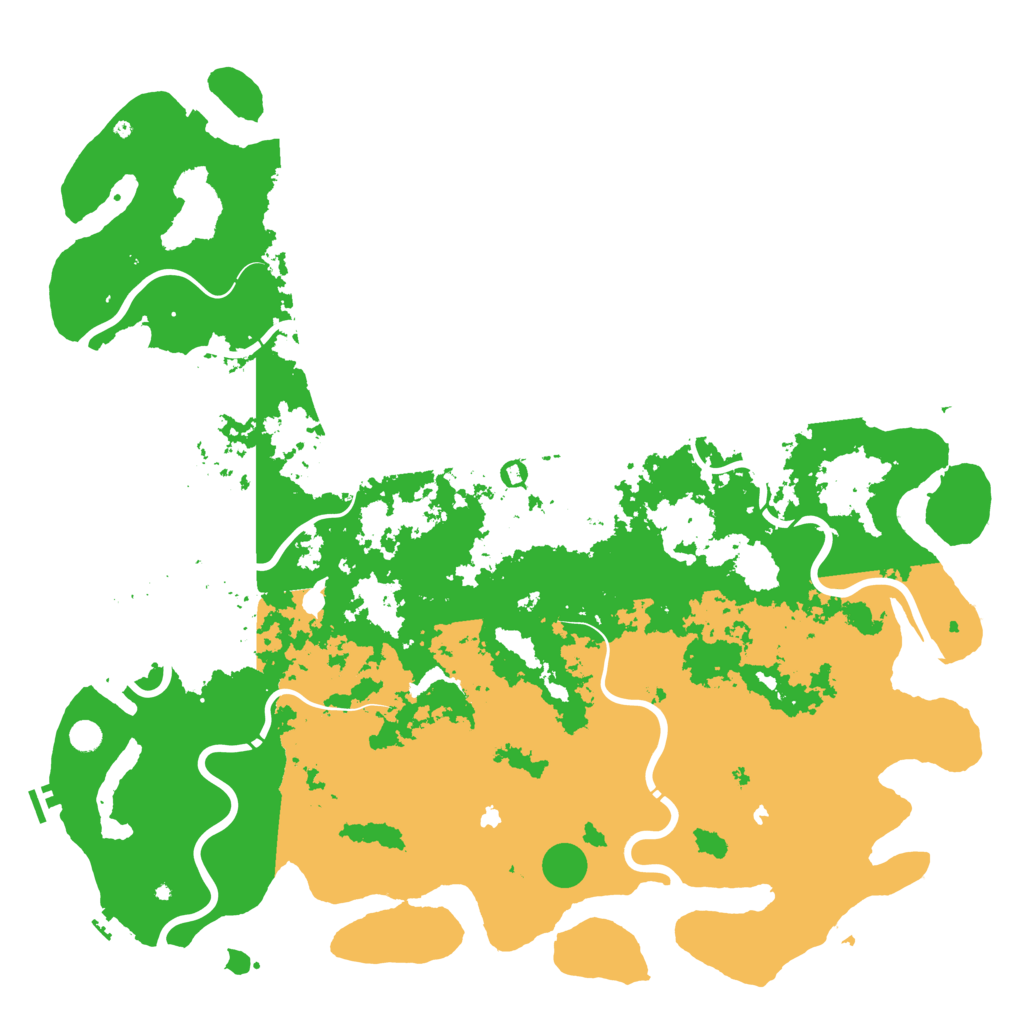 Biome Rust Map: Procedural Map, Size: 6000, Seed: 2112792407