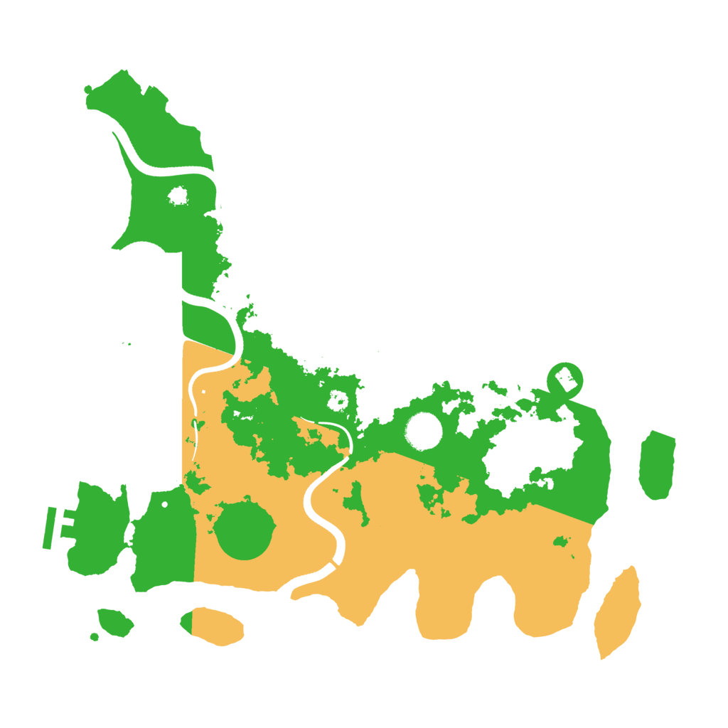 Biome Rust Map: Procedural Map, Size: 3500, Seed: 1716499351