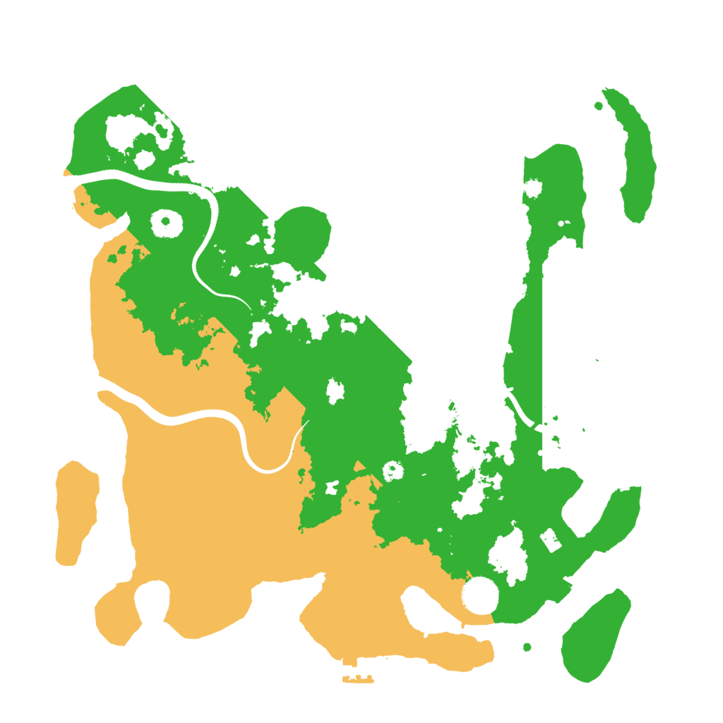 Biome Rust Map: Procedural Map, Size: 3500, Seed: 3565649