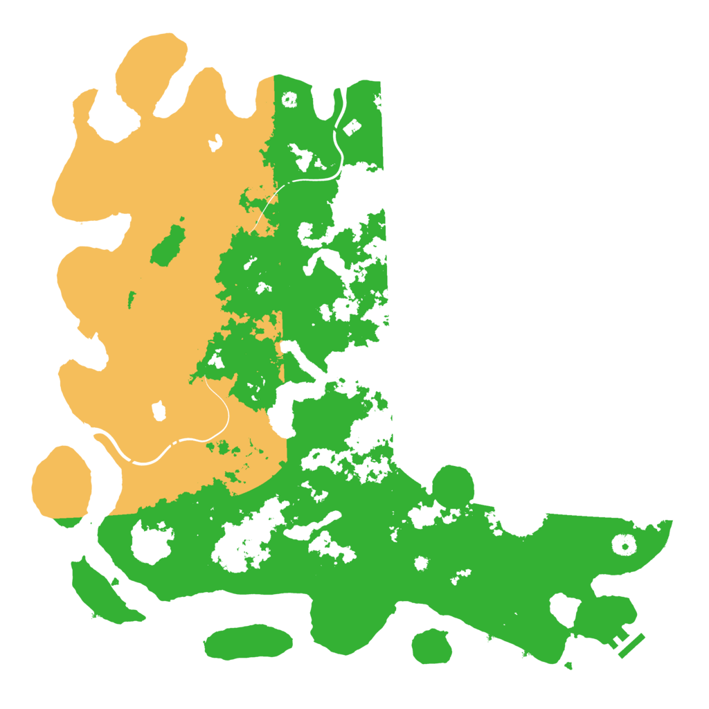 Biome Rust Map: Procedural Map, Size: 4500, Seed: 173869408