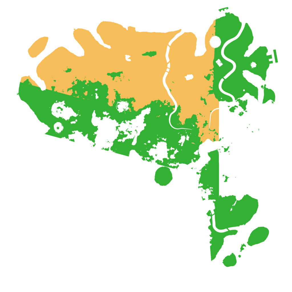 Biome Rust Map: Procedural Map, Size: 4500, Seed: 485266418