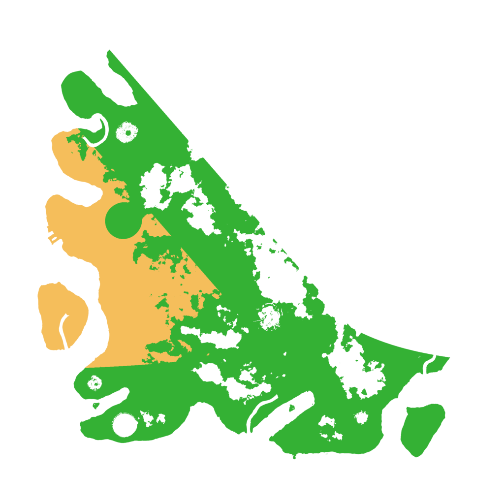Biome Rust Map: Procedural Map, Size: 3700, Seed: 289776646