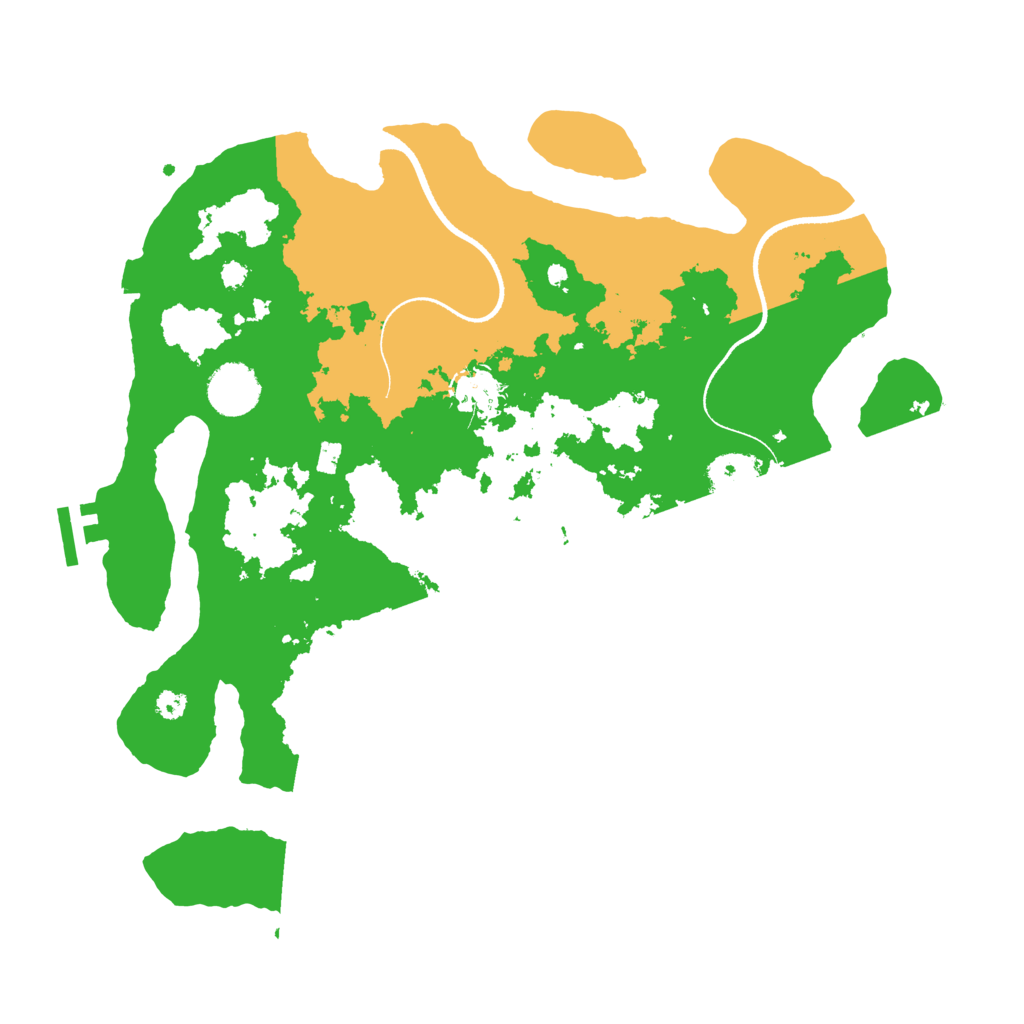 Biome Rust Map: Procedural Map, Size: 3500, Seed: 702853699