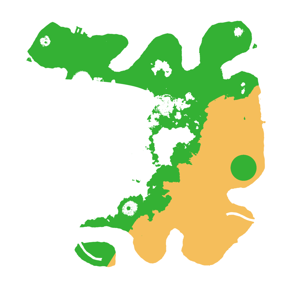 Biome Rust Map: Procedural Map, Size: 3000, Seed: 2553628