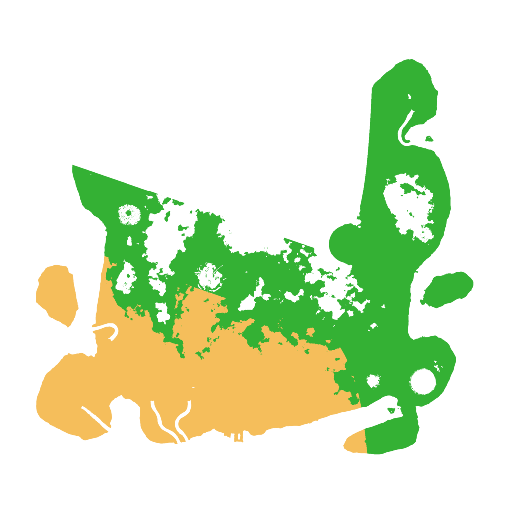 Biome Rust Map: Procedural Map, Size: 3500, Seed: 1211224350