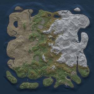 Thumbnail Rust Map: Procedural Map, Size: 4500, Seed: 331672398, 20 Monuments