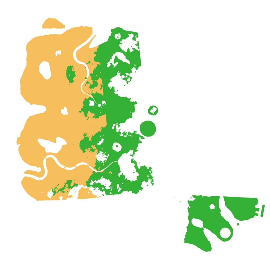Biome Rust Map: Procedural Map, Size: 4500, Seed: 331672398