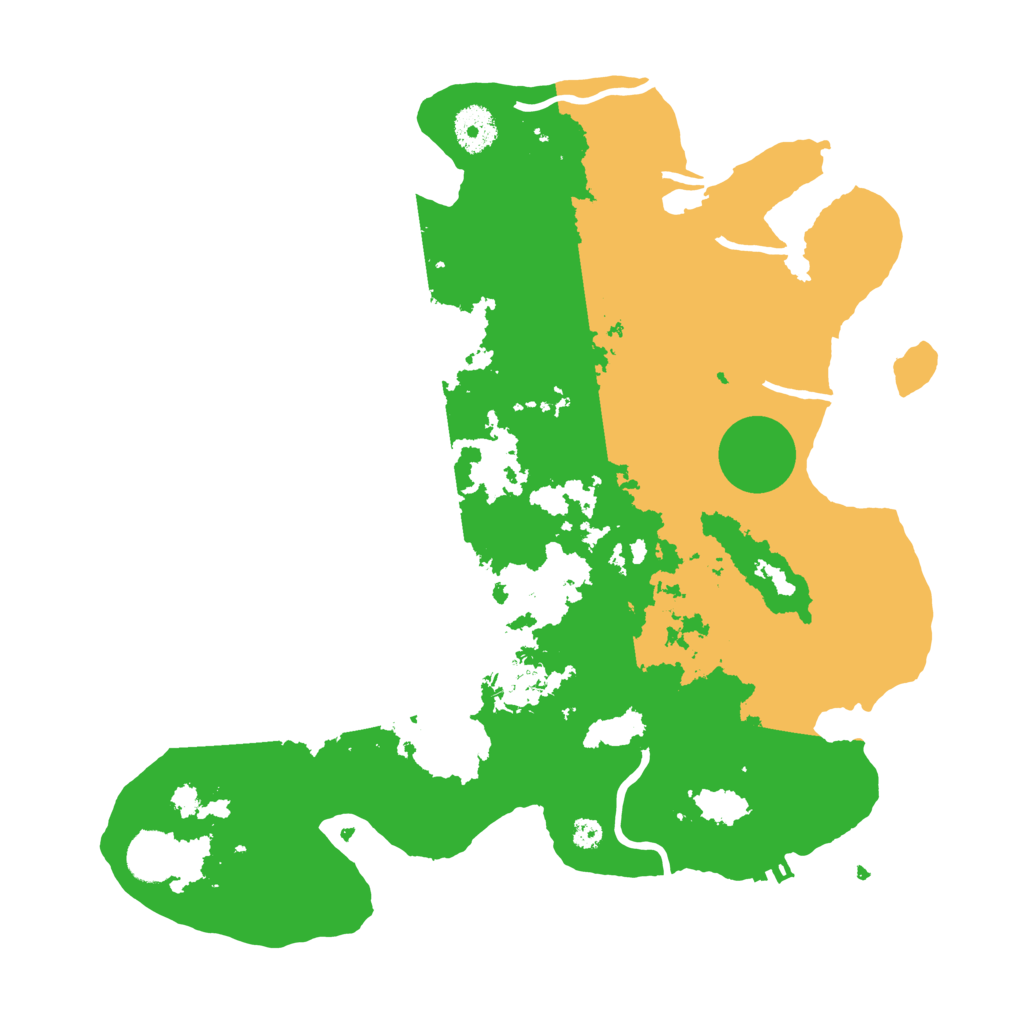 Biome Rust Map: Procedural Map, Size: 3500, Seed: 82696646