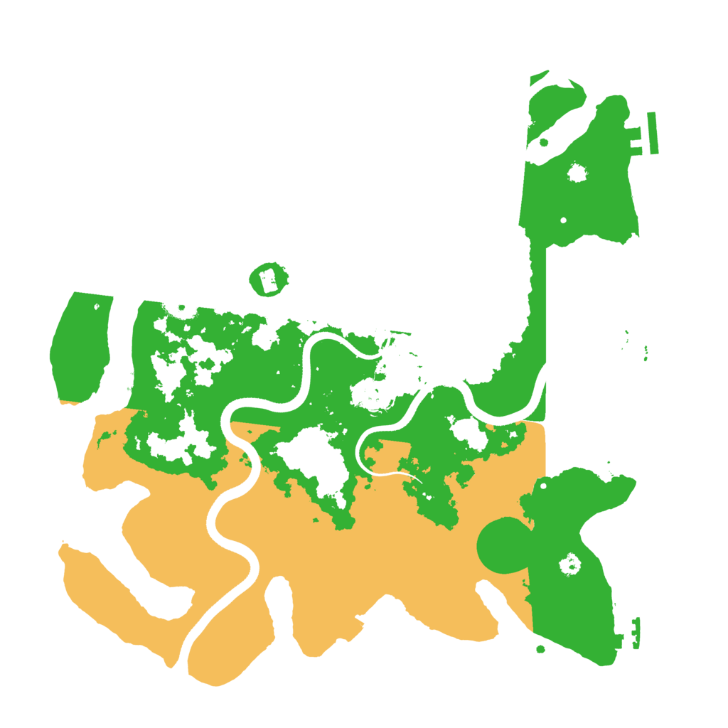 Biome Rust Map: Procedural Map, Size: 3500, Seed: 1380134261
