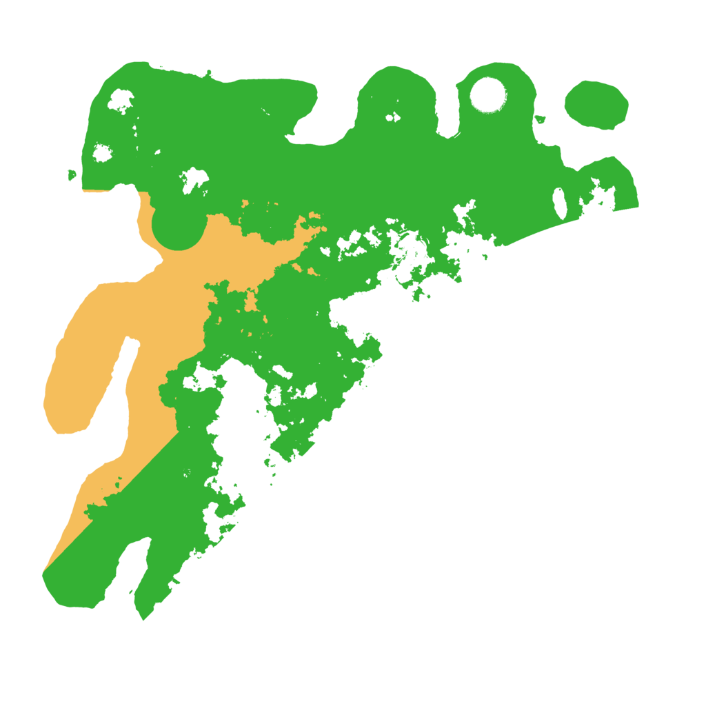 Biome Rust Map: Procedural Map, Size: 3500, Seed: 997426172