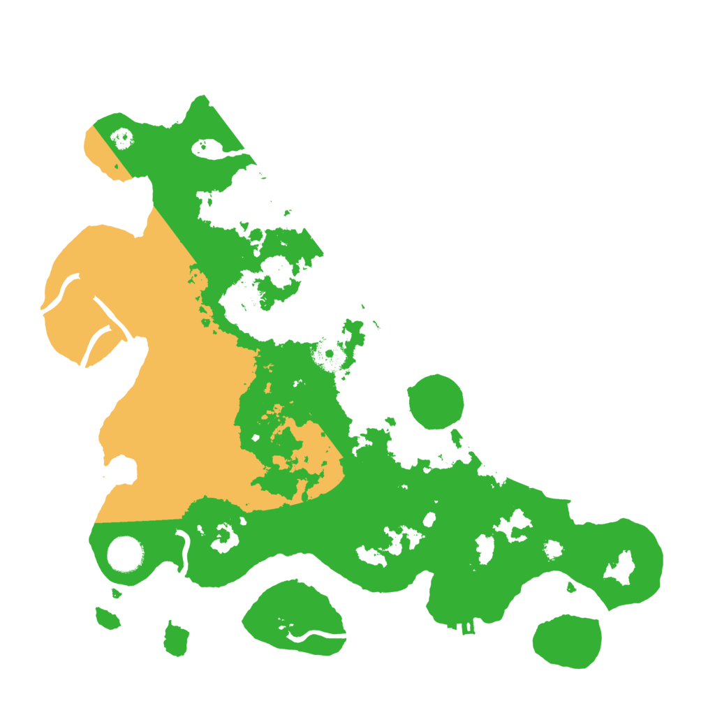 Biome Rust Map: Procedural Map, Size: 3500, Seed: 696937281
