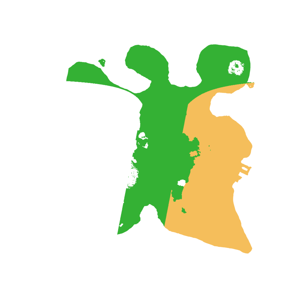 Biome Rust Map: Procedural Map, Size: 2000, Seed: 23456