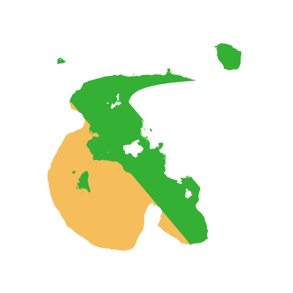 Biome Rust Map: Procedural Map, Size: 2000, Seed: 2515