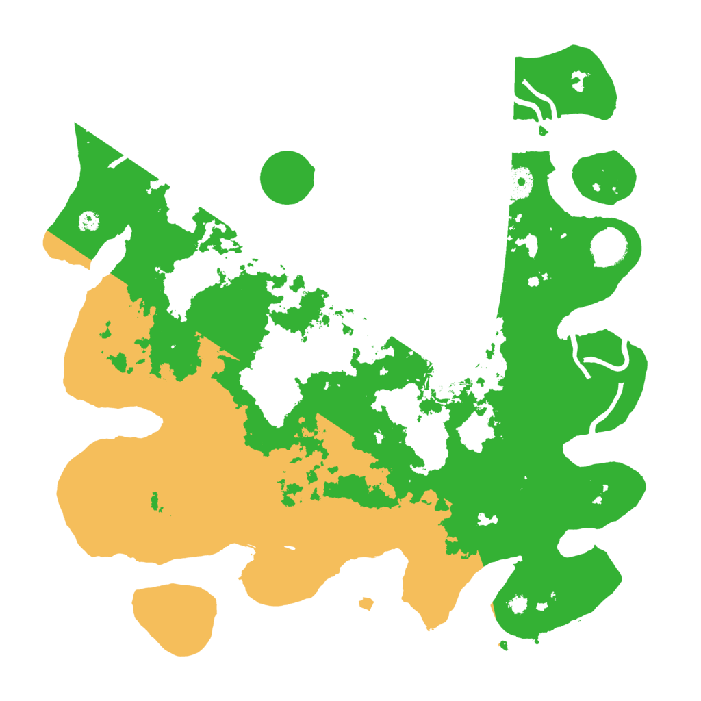 Biome Rust Map: Procedural Map, Size: 3500, Seed: 668721