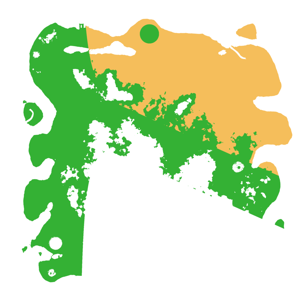 Biome Rust Map: Procedural Map, Size: 4250, Seed: 806878687