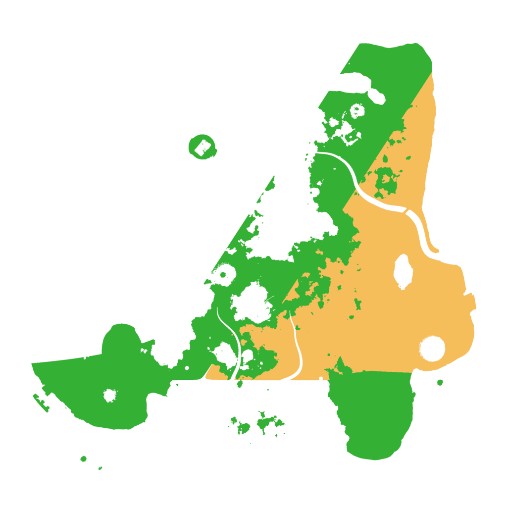 Biome Rust Map: Procedural Map, Size: 3500, Seed: 1576219077