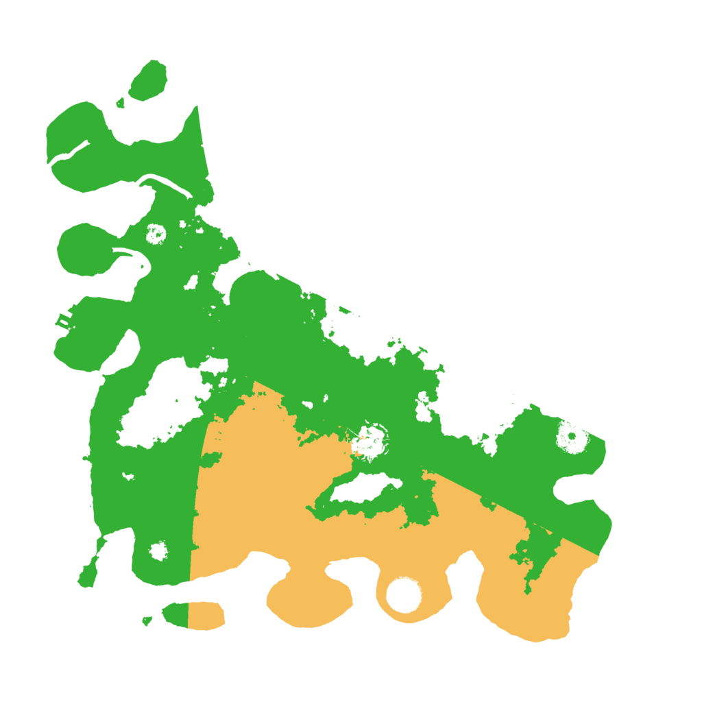 Biome Rust Map: Procedural Map, Size: 3500, Seed: 292855491