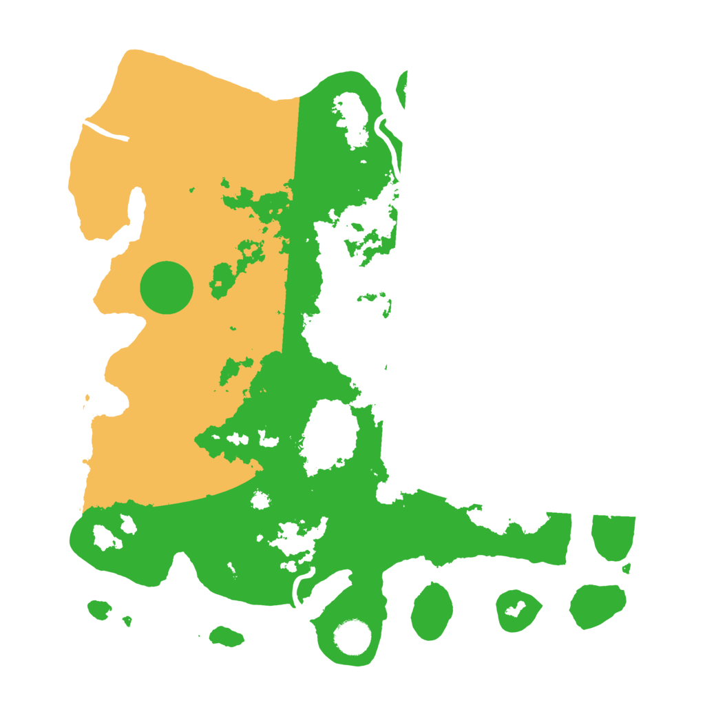 Biome Rust Map: Procedural Map, Size: 3500, Seed: 1010269910