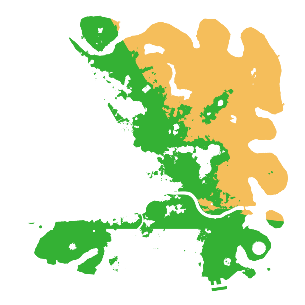 Biome Rust Map: Procedural Map, Size: 4000, Seed: 822828105