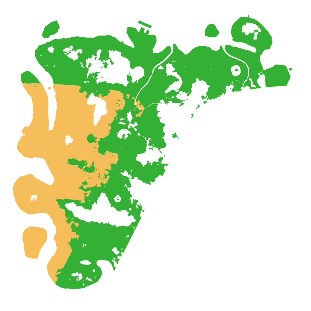 Biome Rust Map: Procedural Map, Size: 4500, Seed: 892504346